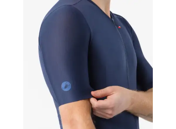 Castelli Espresso 2 men's jersey short sleeve Belgian Blue