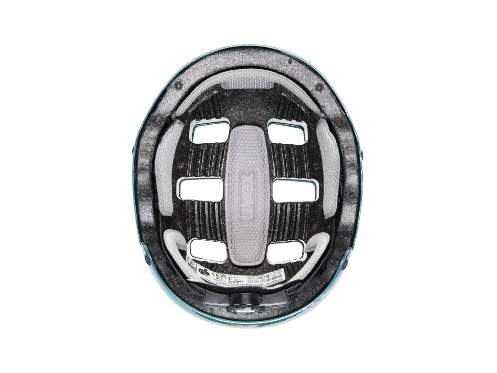 Uvex Kid 3 children's helmet Teal/Silver