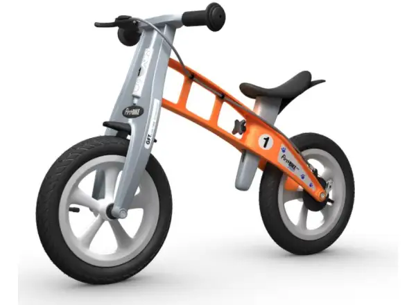 First Bike Street children's balance bike orange