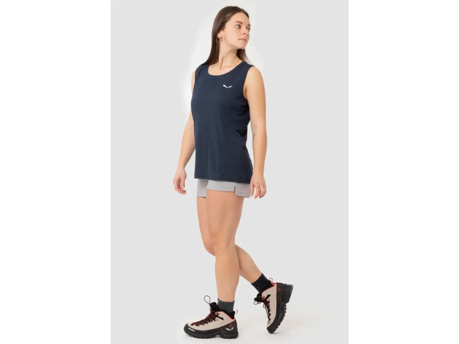 Salewa Puez Sporty Dry women's top Morning Blue