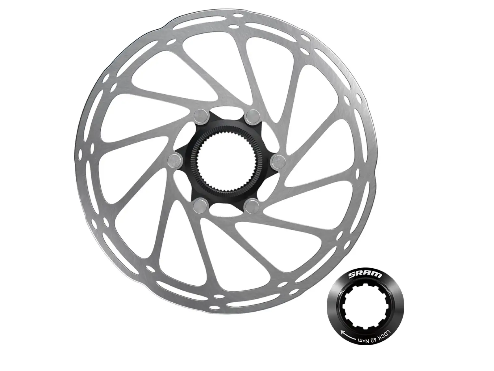 Sram Centerline Rounded Center Lock brake rotor 160 mm - Unpackaged