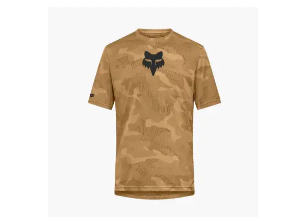 Fox Ranger TruDri men's jersey short sleeve Nutmeg Brown