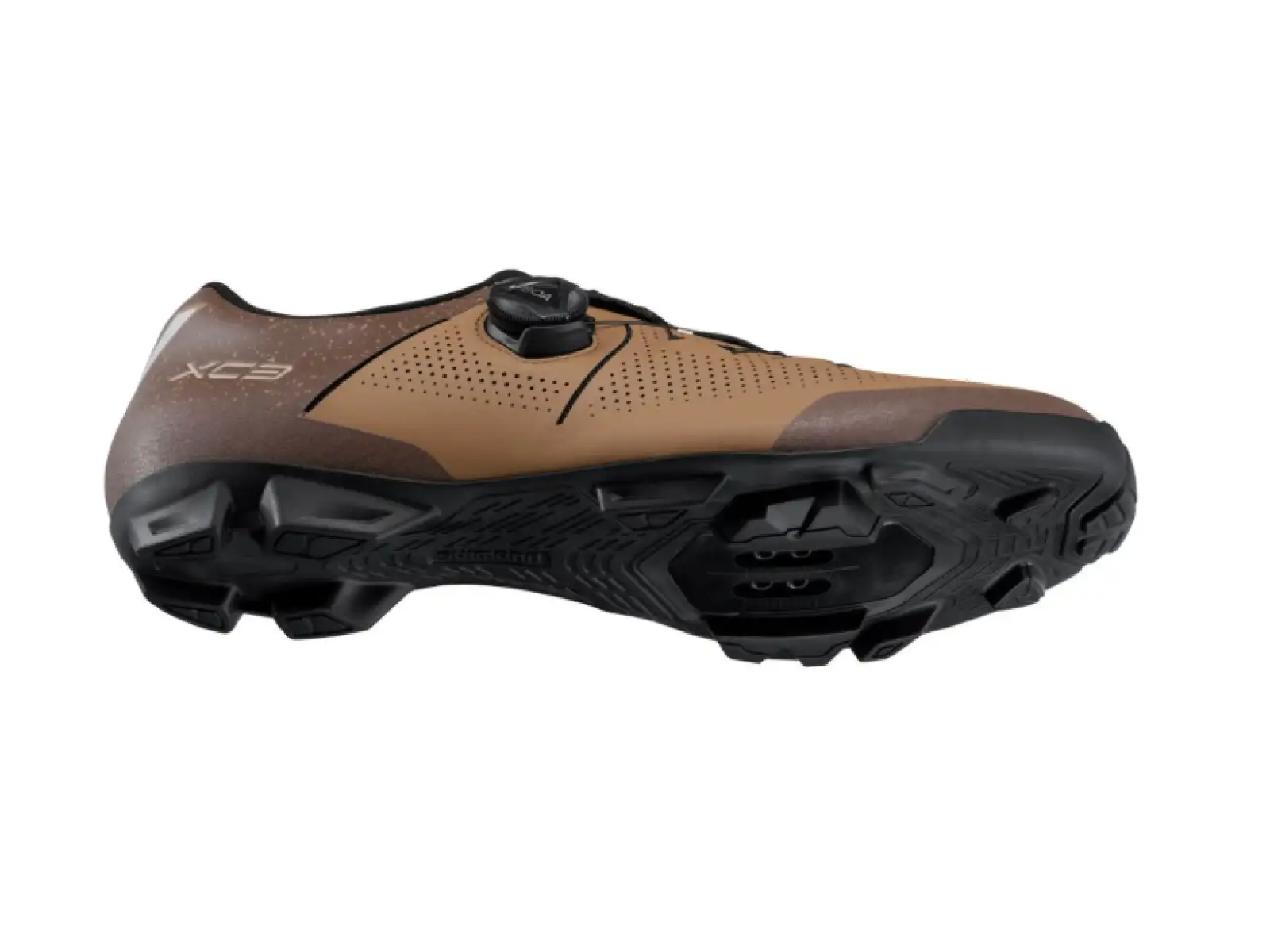 Shimano SH-XC302 Wide men's MTB shoes brown