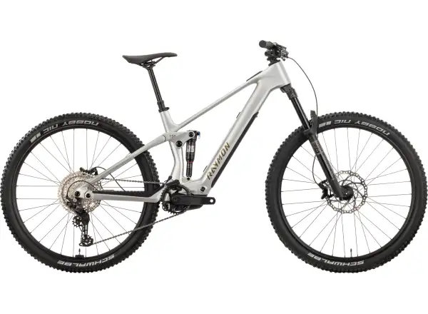 Raymon Airok full suspension e-bike Silver Stealth/Taupe