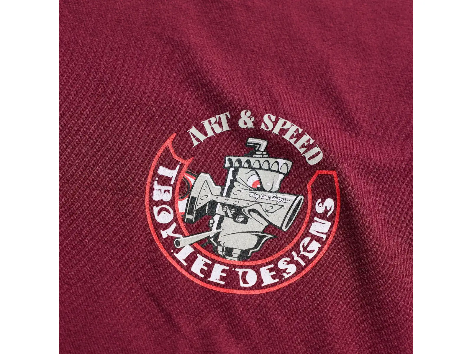 Troy Lee Designs Carb Club men's long sleeve T-shirt Sangria