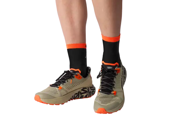 Dynafit Trail Mid running socks Cinder/Smoke Blue
