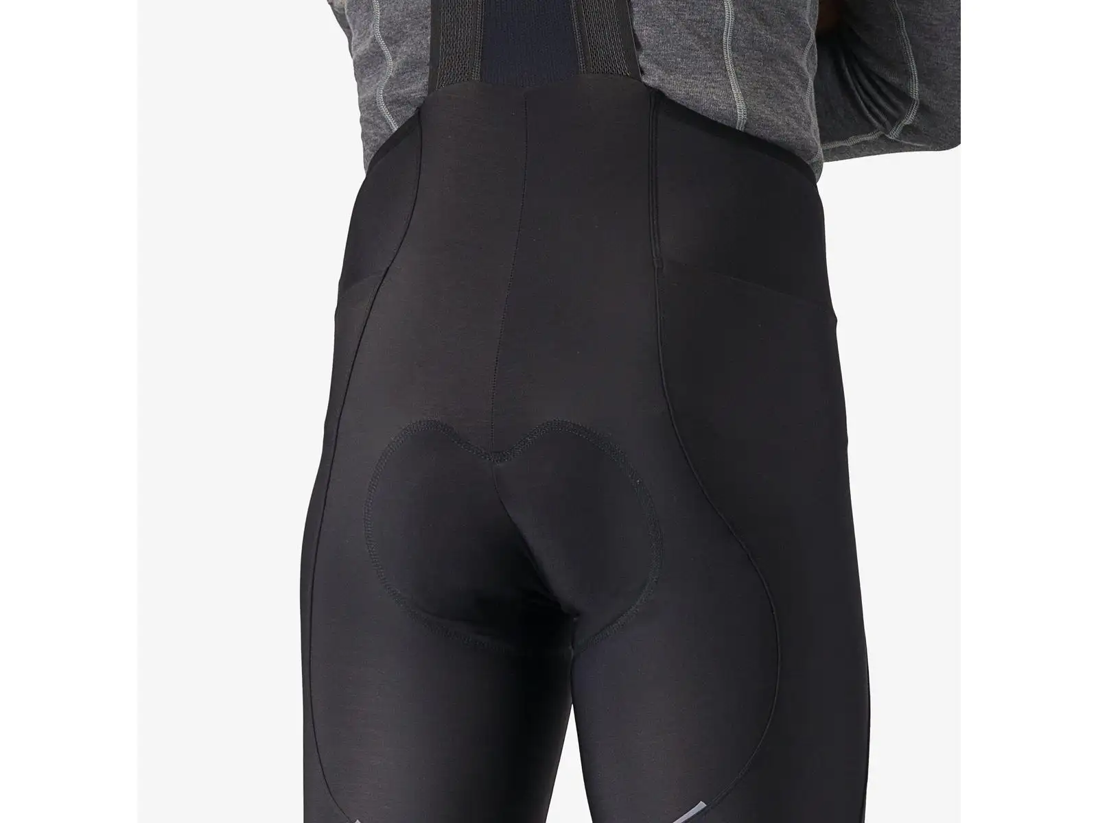 Castelli Espresso Bibtight men's pants with brace and insert Black