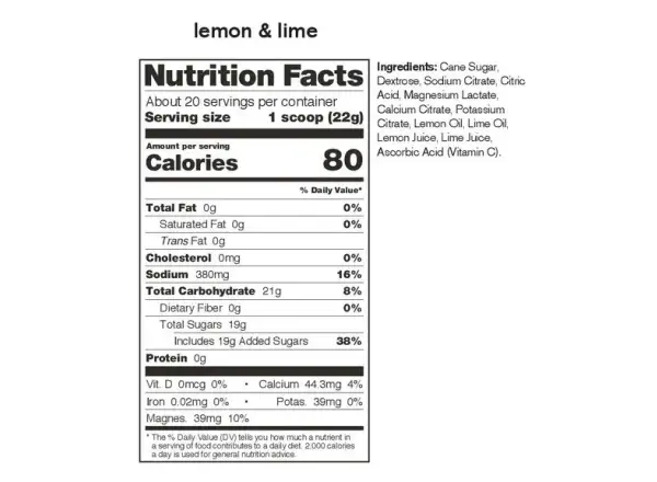 Skratch Labs Hydration Sport Drink Mix electrolyte drink 440 g lemon/lime