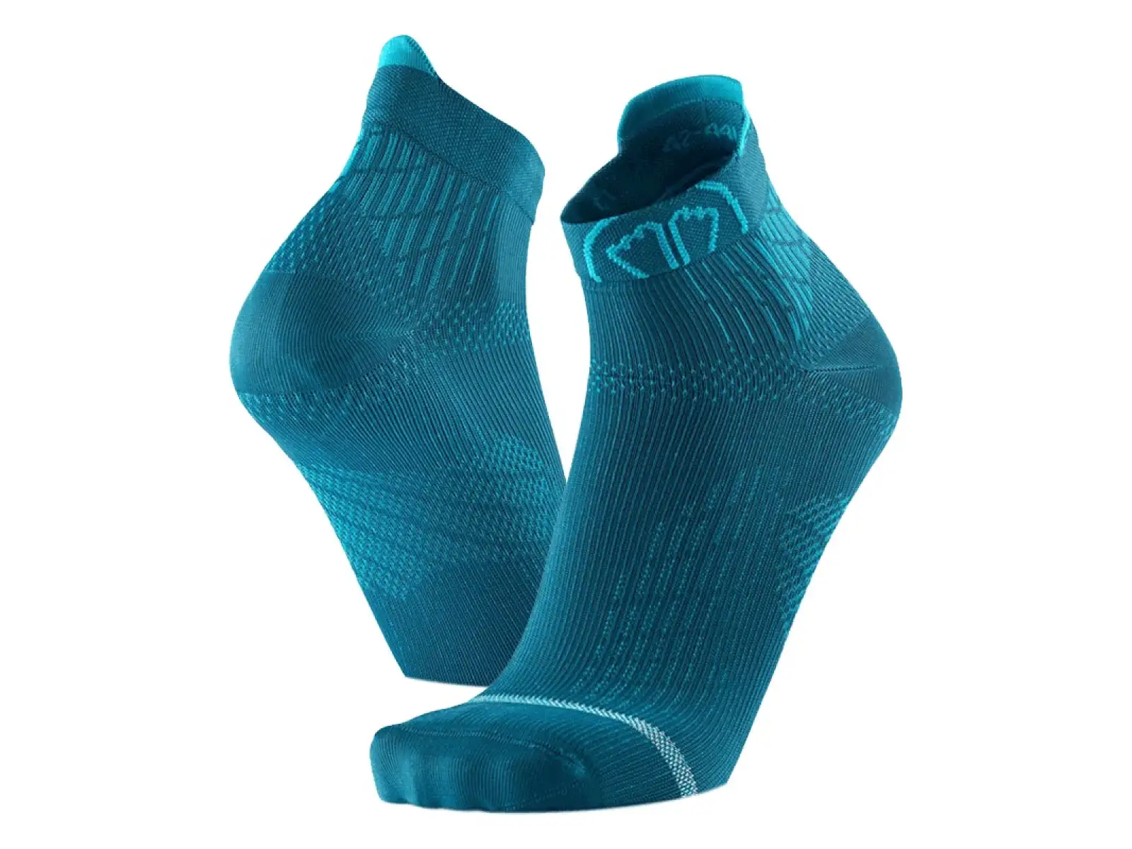 Sidas Run Anatomic Ankle women's socks Aquamarine