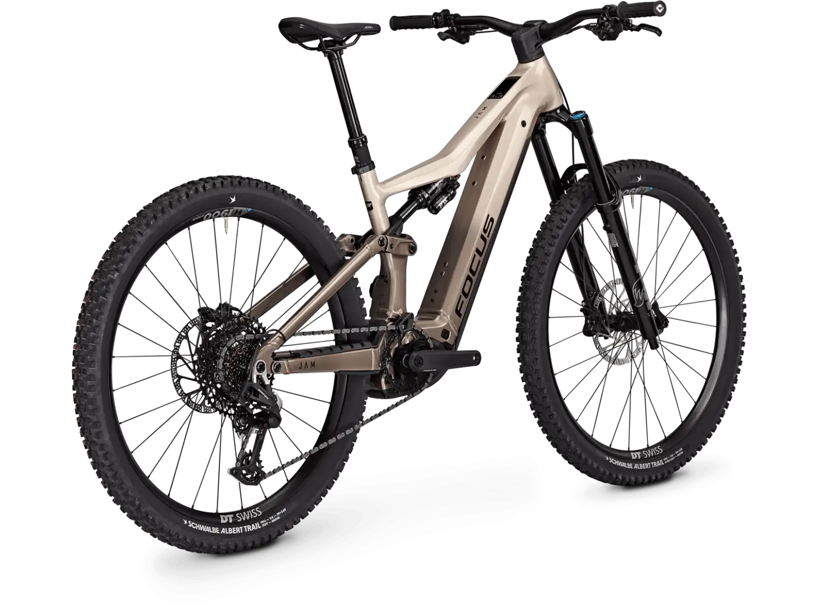 Focus JAM 9 800Wh full-suspension e-bike Adamantsilver / Crystalgrey