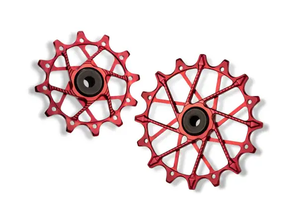 Garbaruk derailleur pulleys for Sram 11/12 spd. 12+16T Red