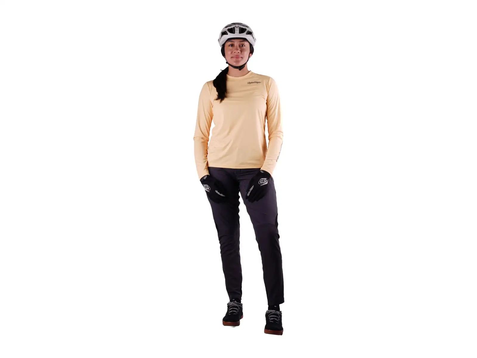 Troy Lee Designs Lilium Pro women's long sleeve jersey Butter