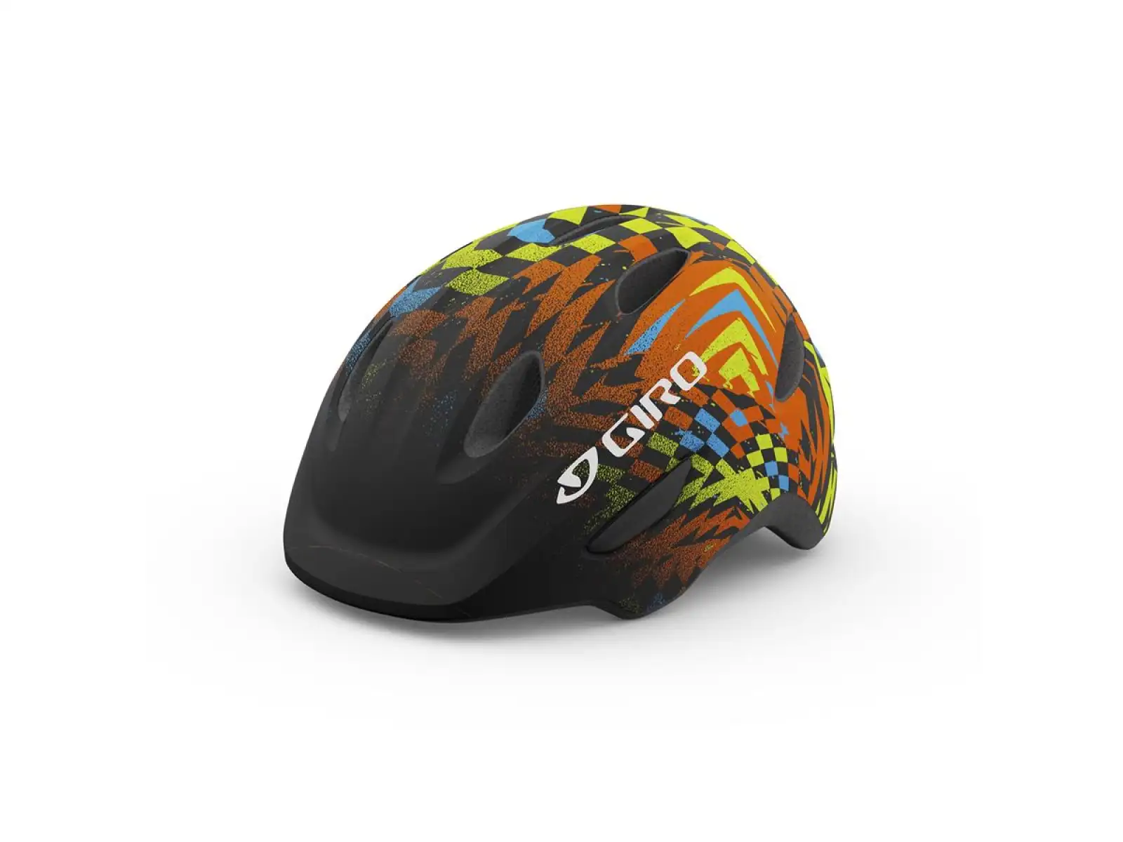 Giro Scamp children's helmet Mat Black/Check Fade