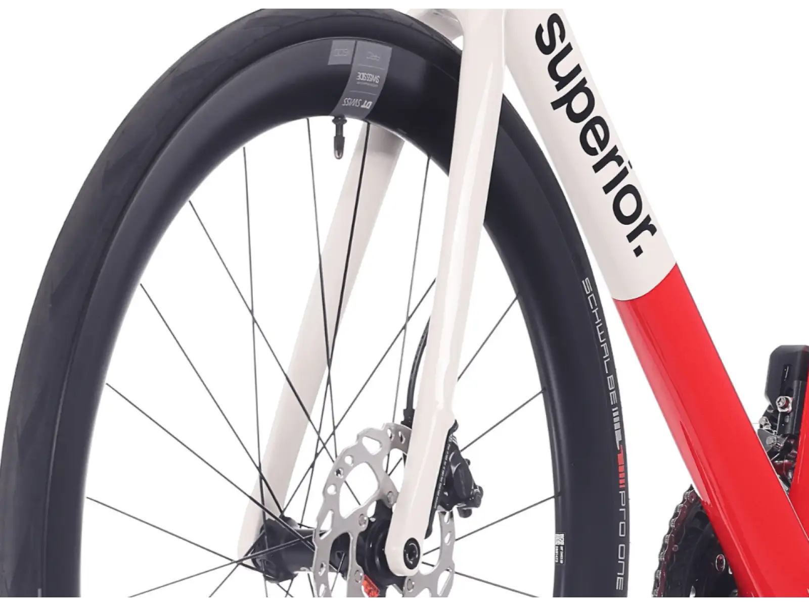 Superior RR 9.6 road bike Gloss Red / White