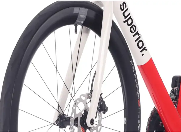 Superior RR 9.6 road bike Gloss Red / White