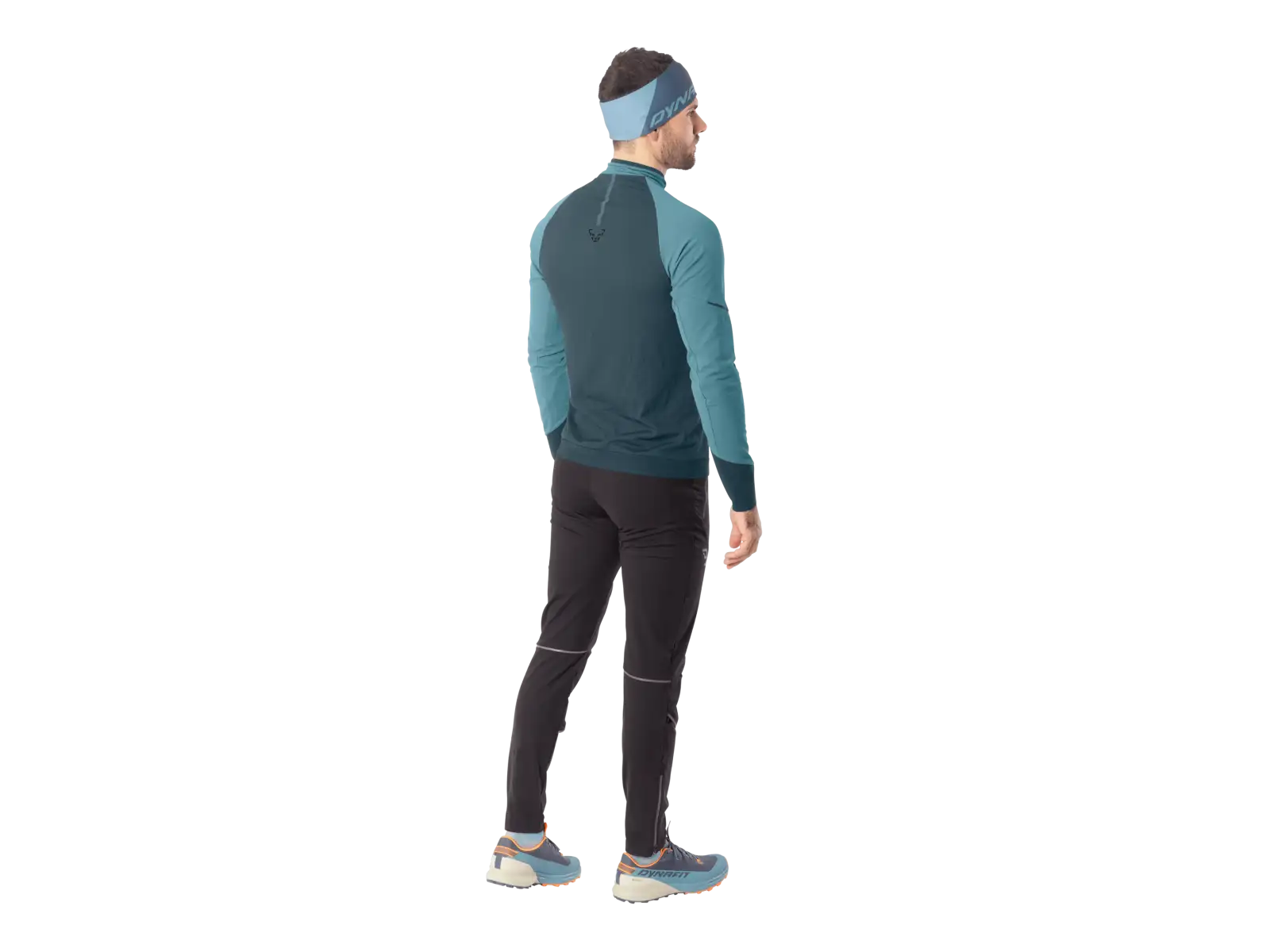 Dynafit Aalpine Zip men's running T-shirt long sleeve Smoke blue/0720