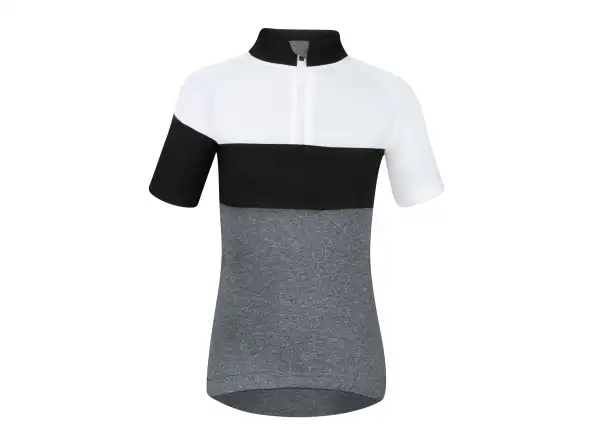 Force Kid View kids jersey short sleeve gray/white/black