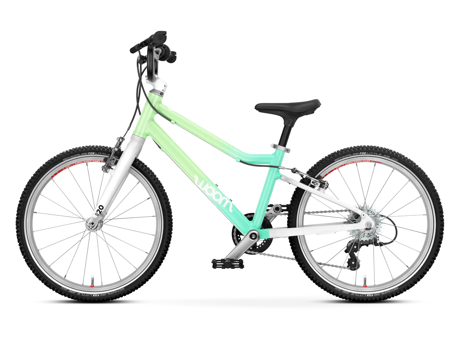 Woom GO 4 kids bike 20 Spearmint Crush Limited