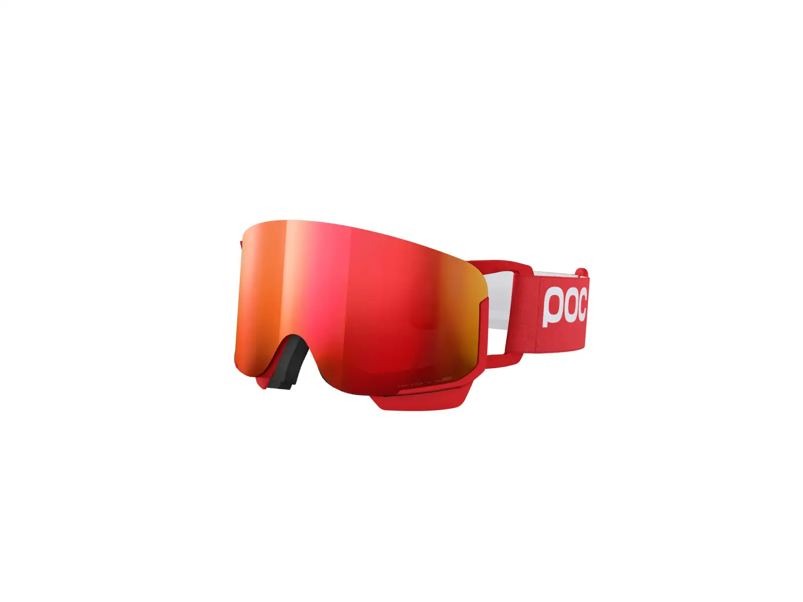 POC Nexal Mid ski goggles Prismane Red/Partly Sunny Red