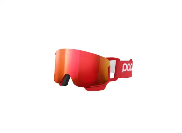 POC Nexal Mid ski goggles Prismane Red/Partly Sunny Red