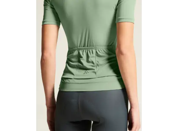CRAFT Endur Logo women's cycling jersey green L