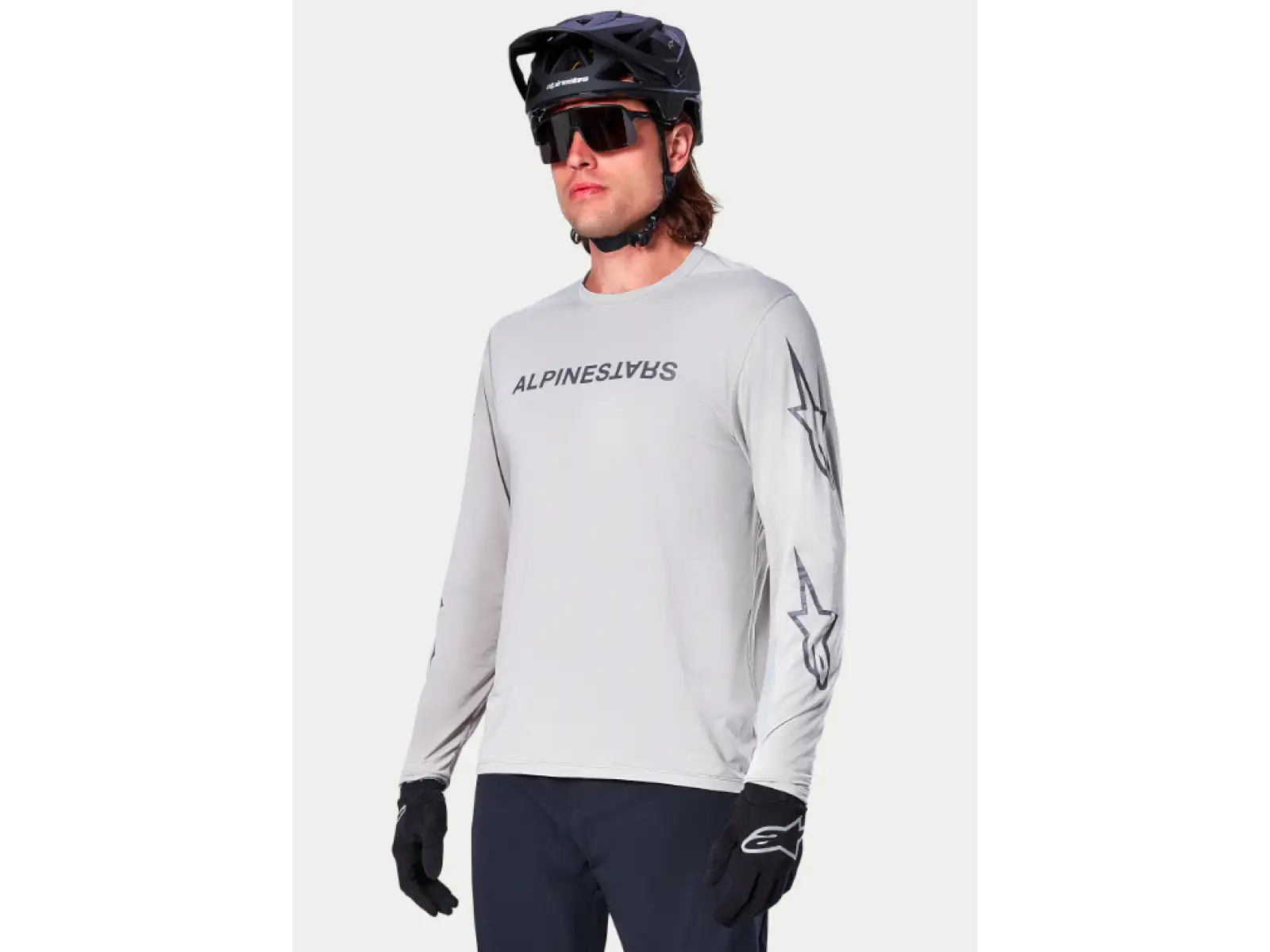 Alpinestars A-Dura Switch men's jersey long sleeve Light Grey
