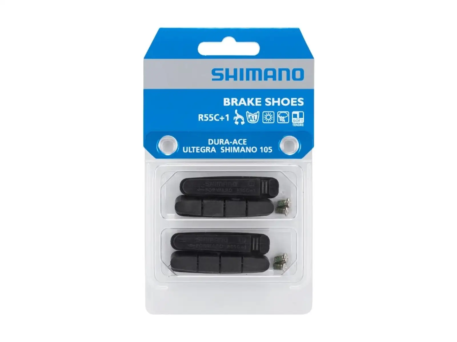 Shimano R55C+1 Brake Pads for Dura Ace/Ultegra/105