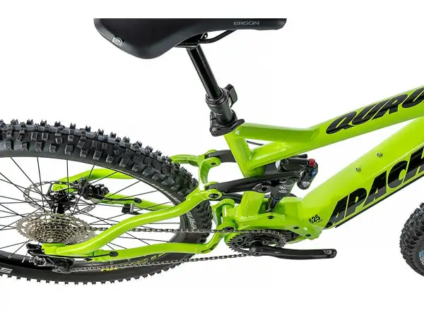 Apache Quruk 5 Bosch full suspension e-bike acid green