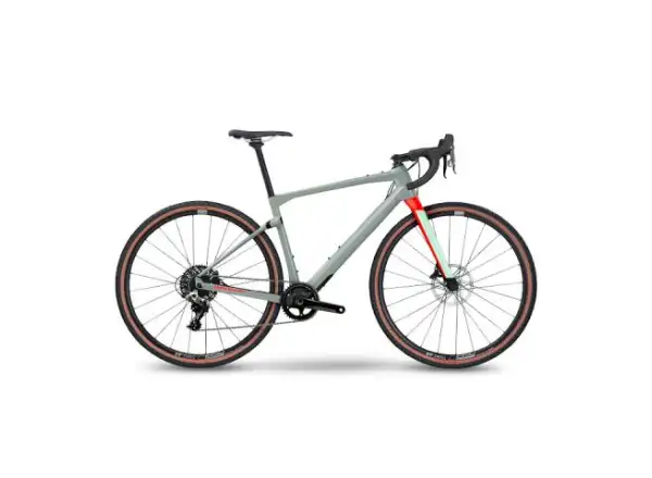 BMC UnReStricted ONE gravel bike Grey/Neon Red