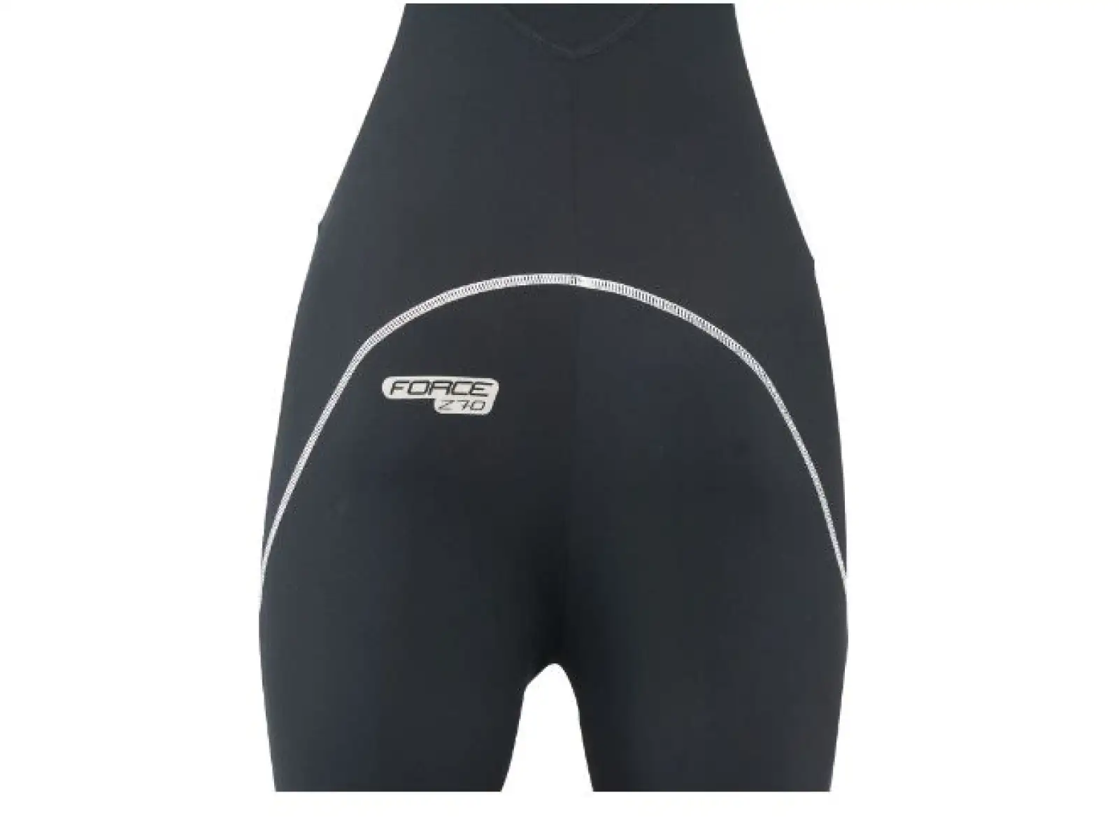 Force Z70 softshell pants with braces without insert black