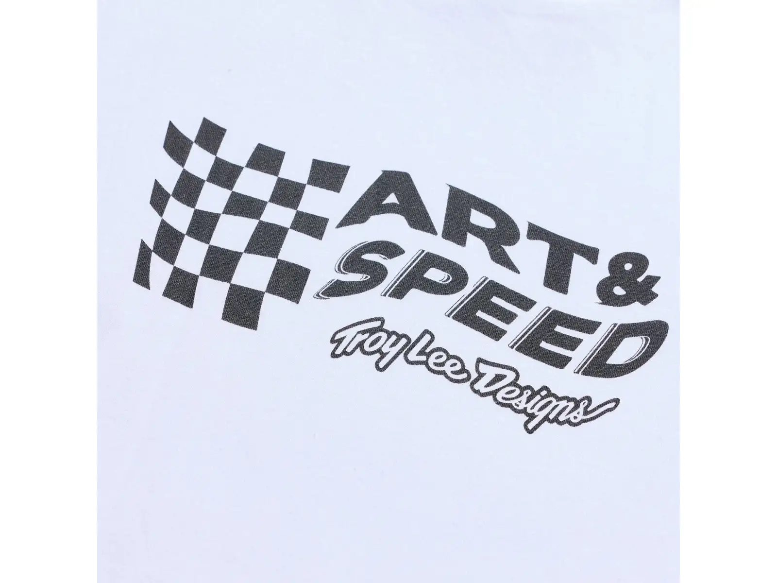 Troy Lee Designs Finish Line men's T-shirt short sleeve White