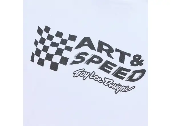 Troy Lee Designs Finish Line men's T-shirt short sleeve White