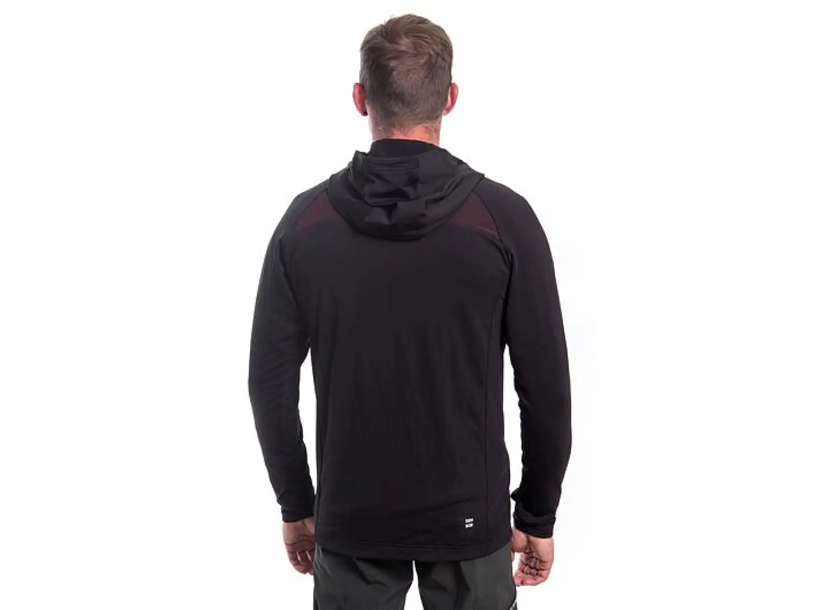 Sensor Coolmax Thermo men's jacket Black/Port Red