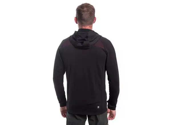 Sensor Coolmax Thermo men's jacket Black/Port Red
