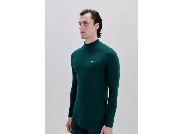 POC Layer Merino men's base layer long sleeve shirt Pargasite Green