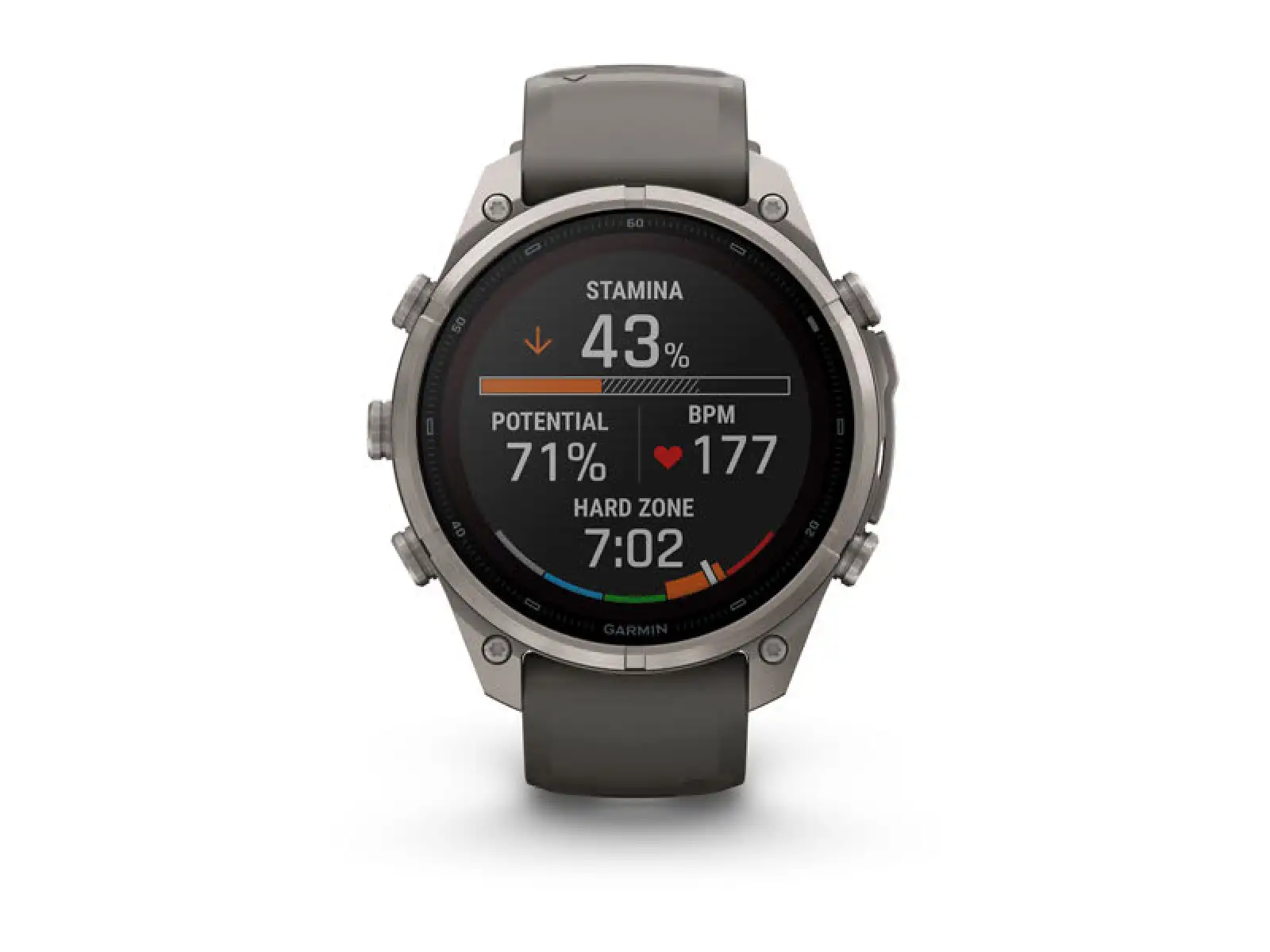 Garmin Fénix 9 Pro inReach Solar 47 mm Titanium Pebble Gray/Silver Gray