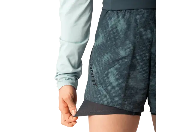 Dynafit Trail Reflective 2in1 women's running shorts Cinder