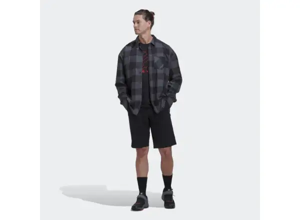 Five Ten Flannel men's shirt Grey Six/Black