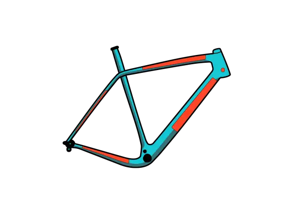 RideWrap frame protection film set 30% coverage for Road and Gravel bikes