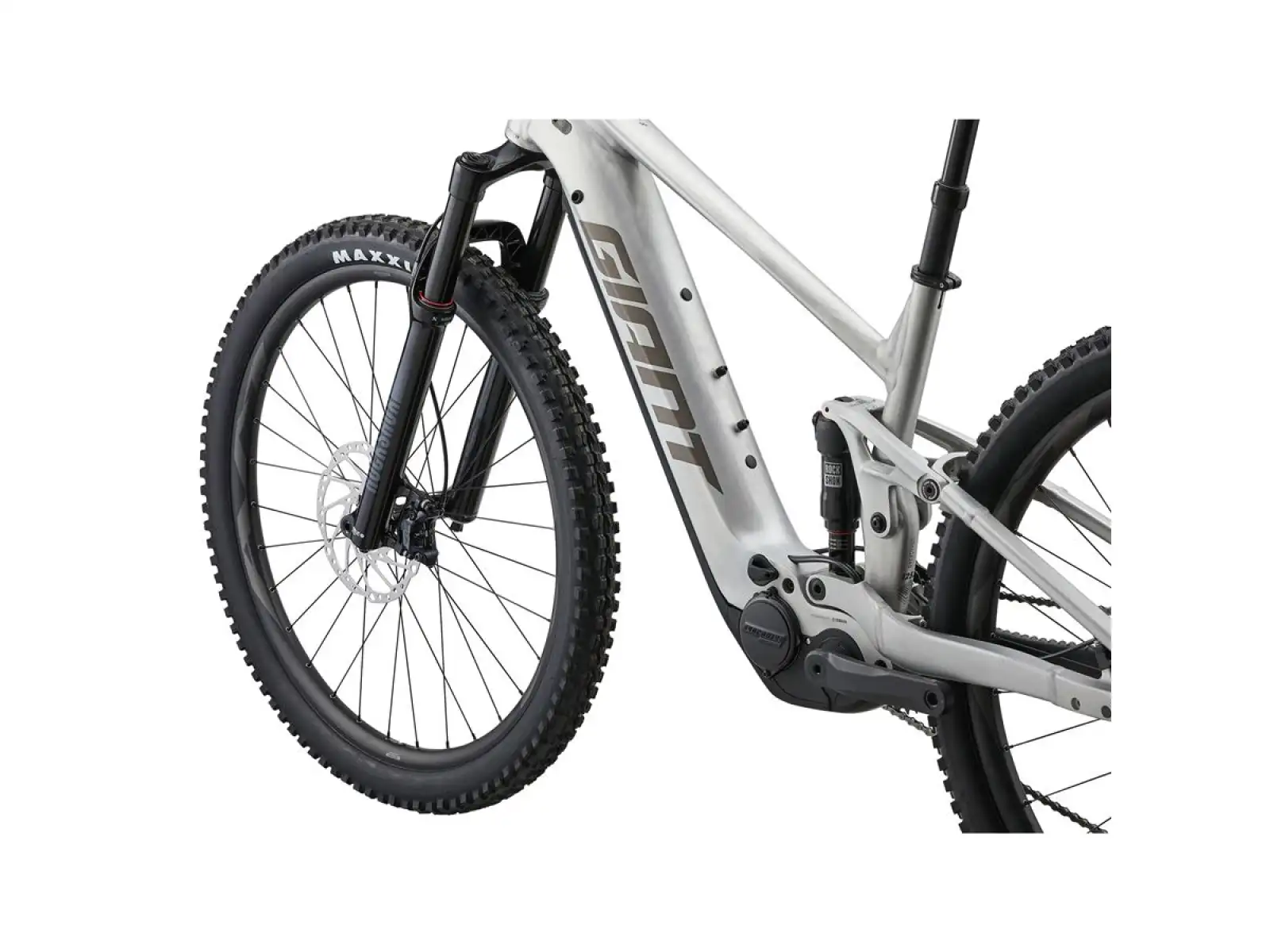 Giant Stance E+0 Pro electric mountain bike raw aluminum