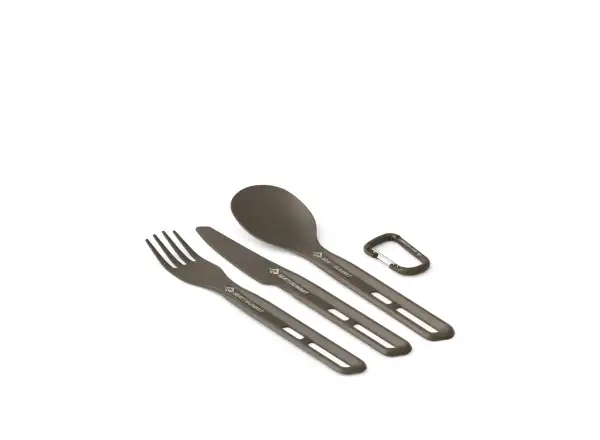 Sea to Summit Frontier Ultralight 3 piece cutlery set with carabiner