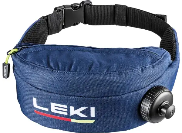 Leki Drinkbelt Thermo Junior kids waist bag Compact Dark denim/Poppy red/Dawn blue