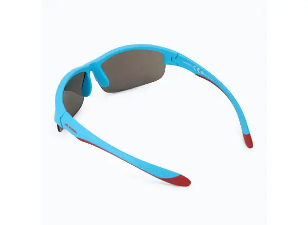Alpina Flexxy Youth HR children's glasses Blue-Red Matt/Blue mirror