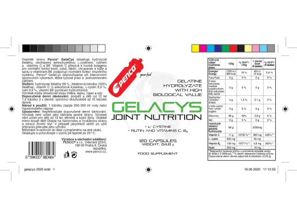 Penco Gelacys 120 tabs.