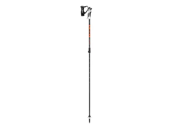 Leki Drifter Vario S telescopic downhill poles Black/Dark Anthracite/Neon Orange