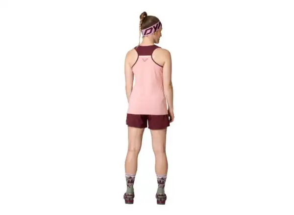Dynafit Alpine Pro 2v1 women's running shorts Burgundy