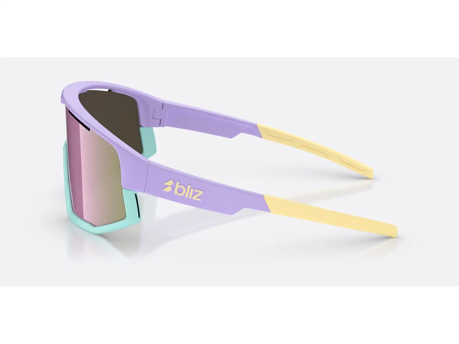 Bliz Fusion Small sunglasses Matt Pastel Purple/Brown&Rose Mirror