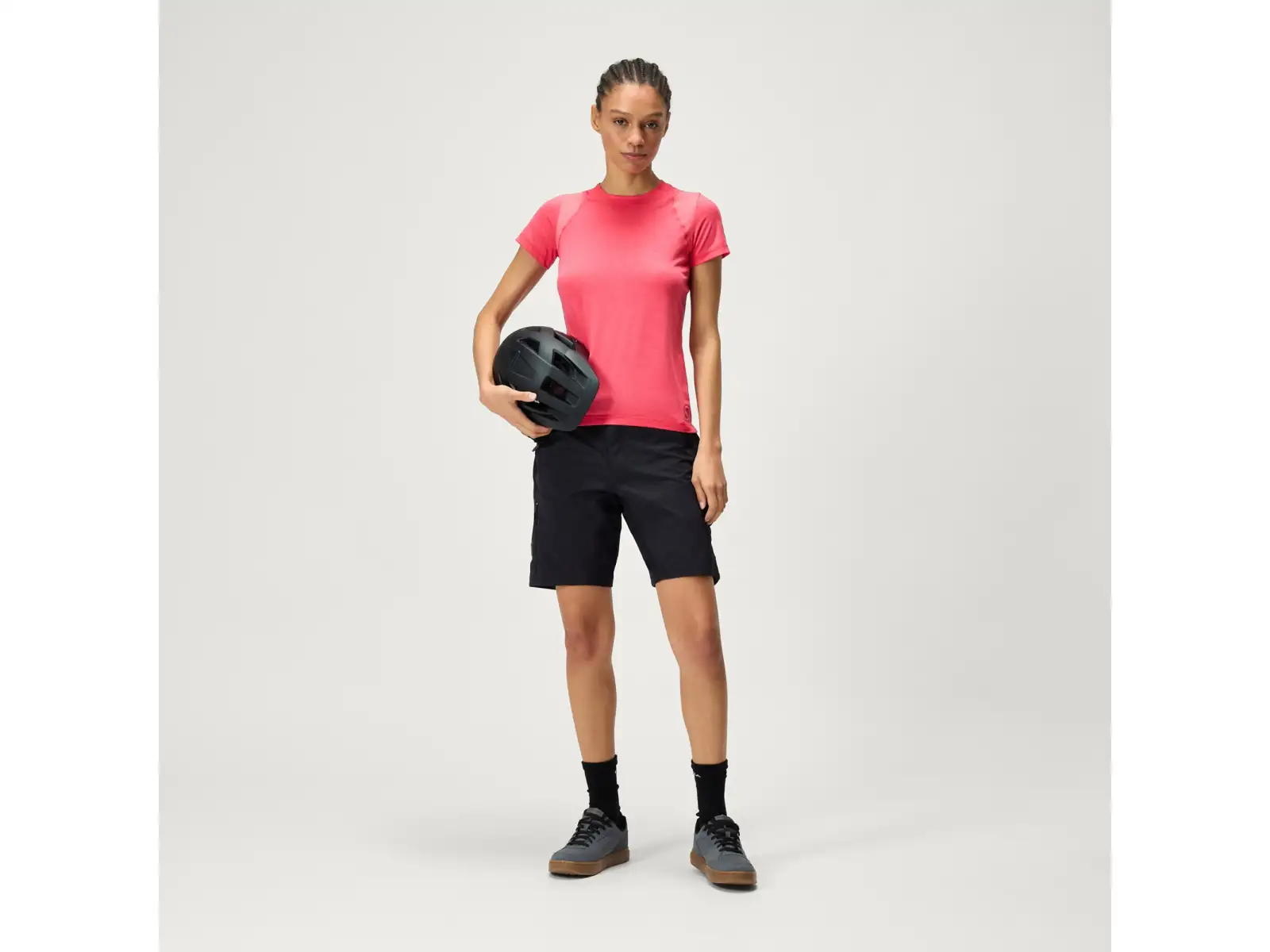 Endura SingleTrack women's jersey short sleeve Punch Pink