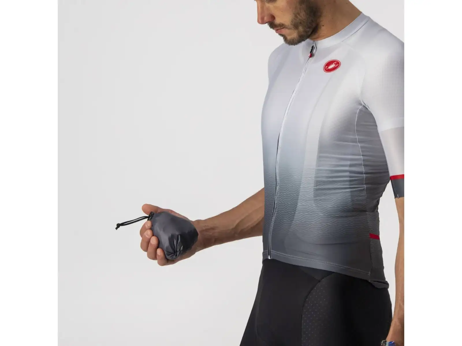 Castelli Aria Shell men's jacket Dark Gray