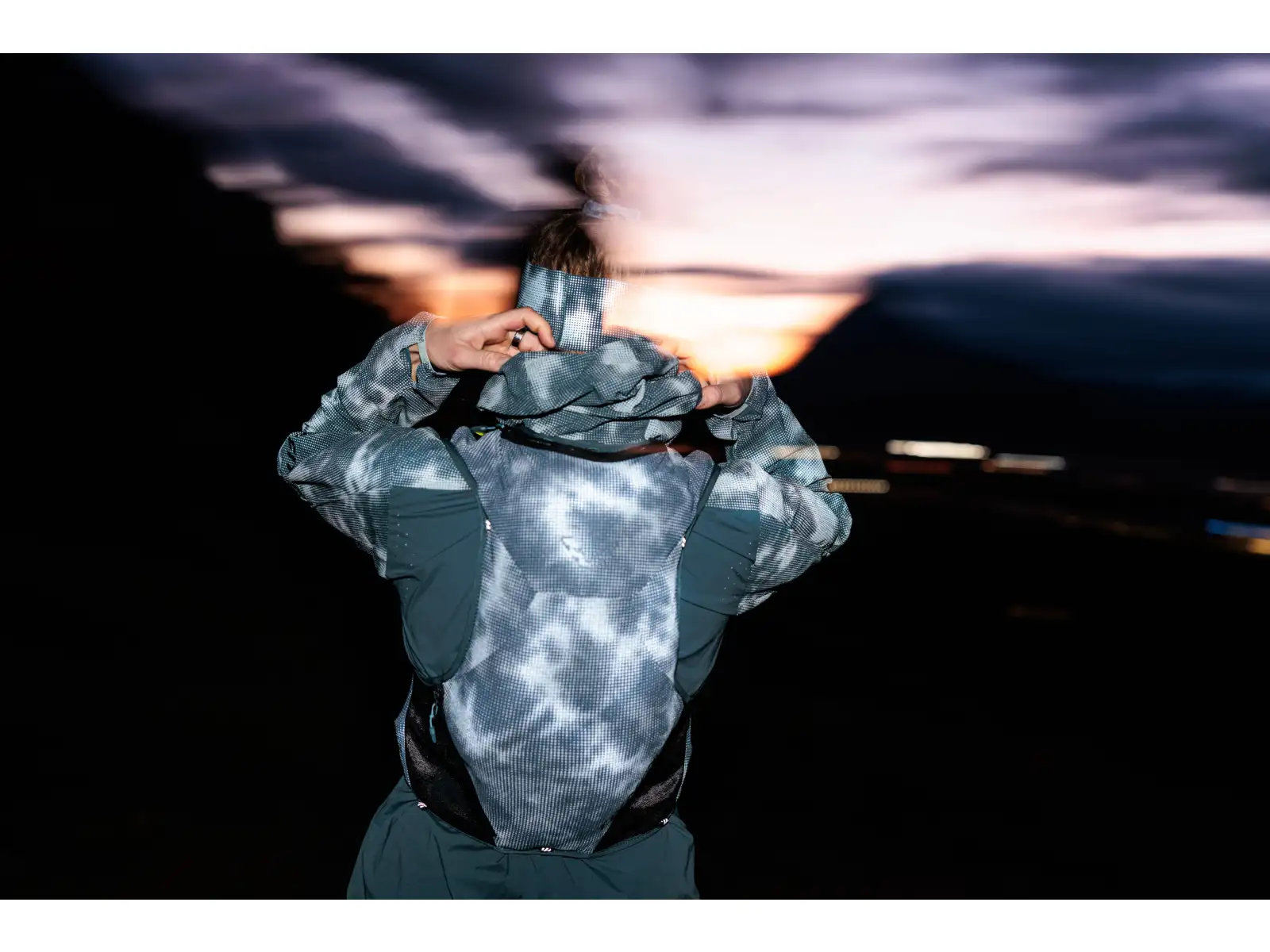 Dynafit Trail 6 Reflective running vest Cinder/Smoke Blue